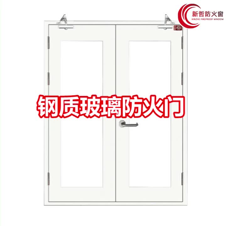 【新哲防火门窗】钢质玻璃防火门,浙江铝合金防火门厂家